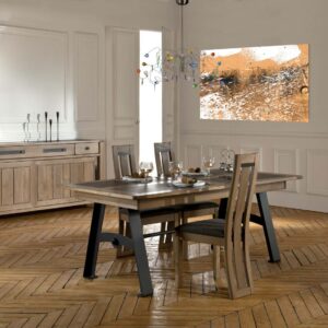Salle-a-manger-meuble-table-chaise-buffet-Deauvil-chene-massif-ateliers-de-langres-magasin-nord-Bois&Deco-cambrai-Cambresis