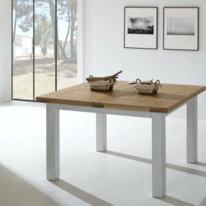 Table chêne massif Ateliers de Langres – WHITNEY CARRÉ