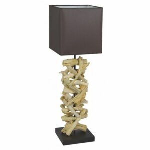 Lampe bois flotté H.85cm Flam&Luce – LUSAKA