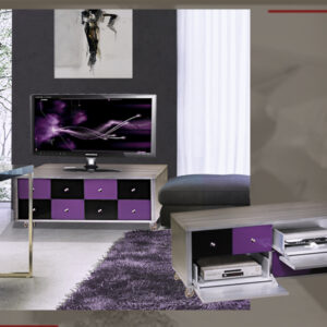 MEUBLE T.V MÉTAL BROSSÉ – 1
