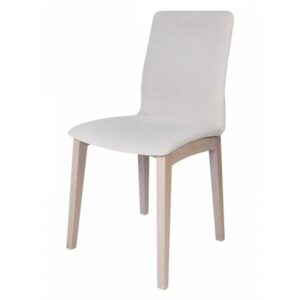 Chaise contemporaine en chêne massif, tissu au choix – design CTM – ASTER