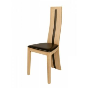 Chaise contemporaine bois et tissu – CTM – ANIS 1420