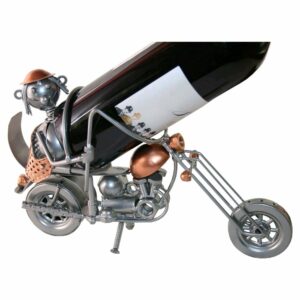 PORTE-BOUTEILLE SOCADIS – motard métal collection Forgeron