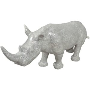 statue-rhinoceros-mosaique-blanche-argent-decoration-spectaculaire-design-exaltation-drimmer-magasin-deco-boisetdeco-cambresis-nord-france