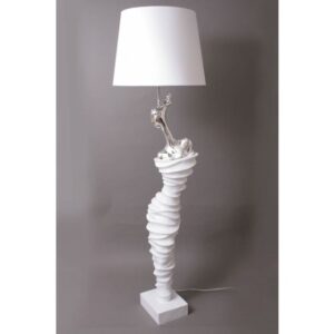 Lampadaire design femme drapee