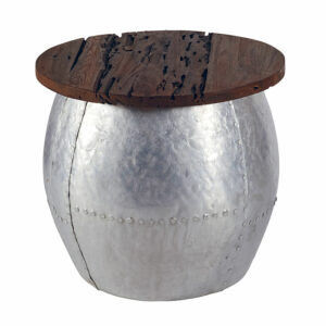 table-basse-originale-ronde-alluminium-bois-teck-ESSTABAR-boisetdeco-cambresis-nord