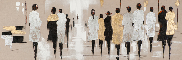 Tableau-femmes-150x50-peinture-acrylique-marron-dore-et-argent-boisetdeco-cambresis-nord