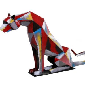 sculpture-panthere-metal-pigment-bois&deco-nord-cambresis