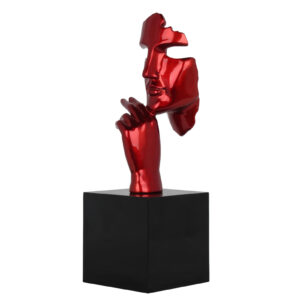 statue-visage-rouge-decoration-bois&deco-nord