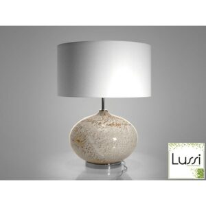 Lampe en verre soufflé H.50cm blanc, gris ou noir design Drimmer – VOLCANIQUE