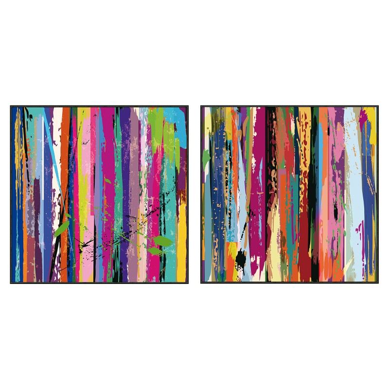 Tableau Original Impression Sur Verre Abstrait Couleurs Design Drimmer Boisetdeco Nord Bois Deco