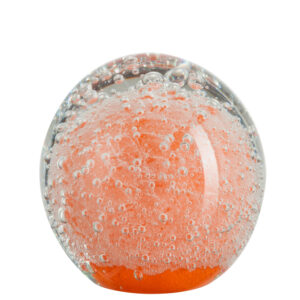 presse-papier-bulles-verre-orange-j-line-jolipa-boisetdeco-cambresis-nord