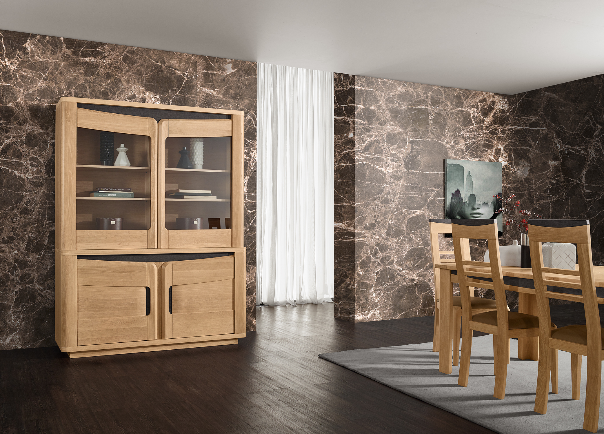 salleamangerbellacheneboisclairceramiquemeublesboisetdeco