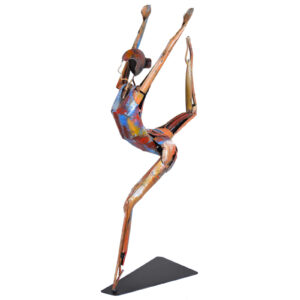 statue-gymnaste-arabesque-metal-couleurs-pigment-deco-boisetdeco