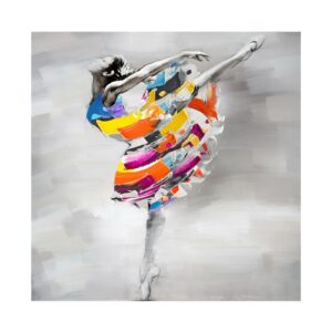 tableau-peinture-main-danseuse-arabesque-couleurs-decoration-boisetdeco-nord