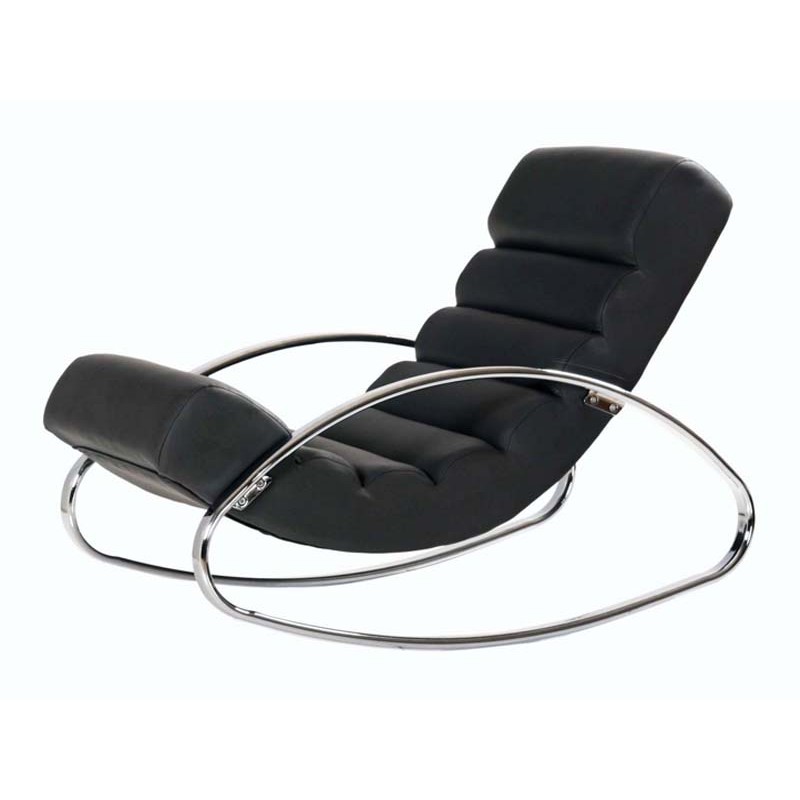 fauteuilrockingchairurbansimilicuirpiedsmetaldrimmer