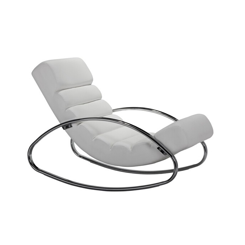 fauteuilrockingchairurbansimilicuirpiedsmetaldrimmer