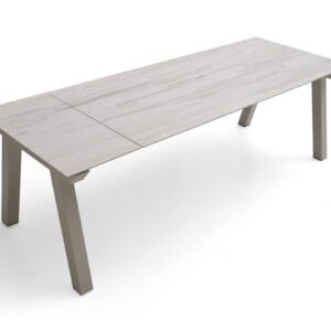Table Pure design céramique ou dekton avec allonges – NORDIC PLUS