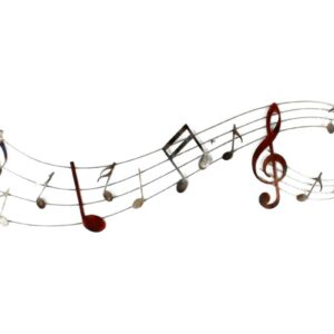 Décoration murale métal design Socadis – PORTEE MUSICALE