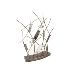 bougeoir decoratif en metal