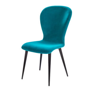 chaise moderne bleu turqoise