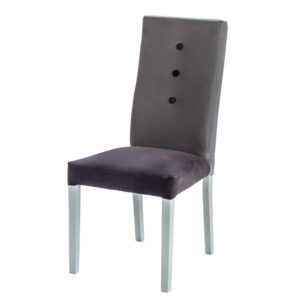 chaise grise bi-ton