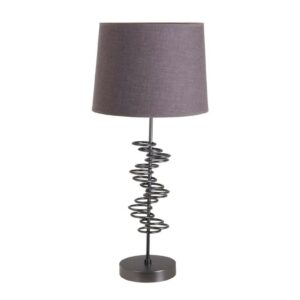 lampe metal grise