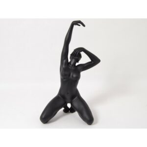 Statue femme danseuse noir mat 72cm design Drimmer – LAURA
