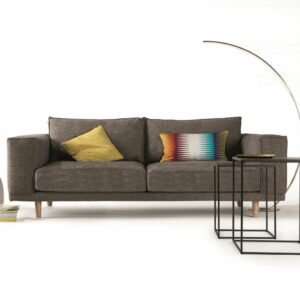 canape epure contemporain marron gris