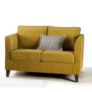 canape confortable tissu jaune