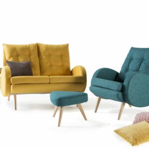fauteuil scandinave tissu france