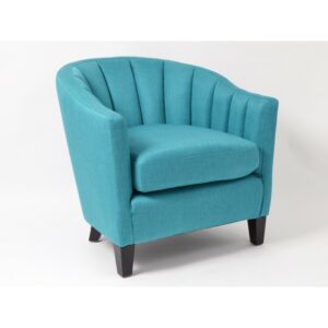fauteuil bleu turquoise