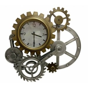 horloge-pendule-engrenages-metal-or-argent-bronze-industriel