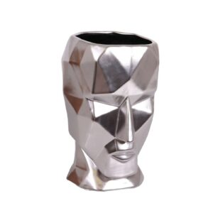 Vase visage argent de la collection EQUINOXE