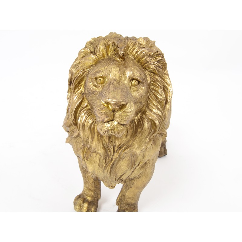 Statue animal decorative lion coloris or jungle drimmer