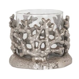 Photophore coraux argent design Richmond interiors