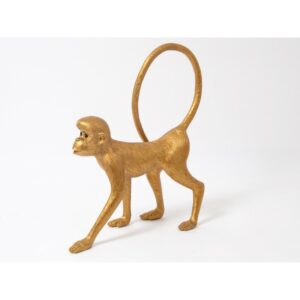statue deco singe or