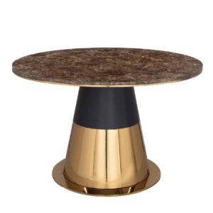 table ronde design marbre