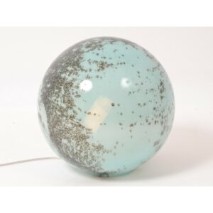 Lampe boule en verre souflle collection LUNAIRE.