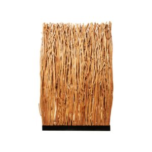 Lampadaire et cloison naturelle en bois flotte de la collection NATURE.