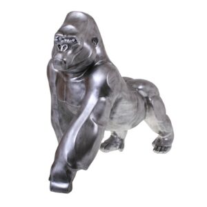 Statue gorille argent de la collection SAFARI