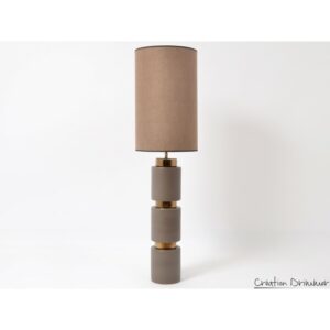 luminaire marron or