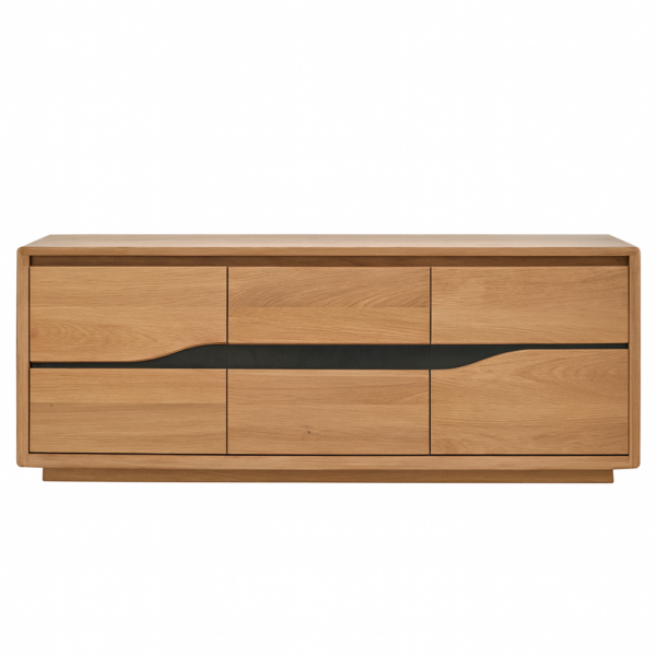 Enfilade CERAM fabriquĂ©e en France par les Ateliers de Langres en chĂȘne massif et cĂ©ramique