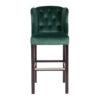 chaise confort de bar tissu bois