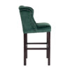 chaise de bar confort tissu pieds bois noirs clous argent qualite richmond interiors daisy