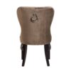 chaise confortable capitonnée avec poignee dos