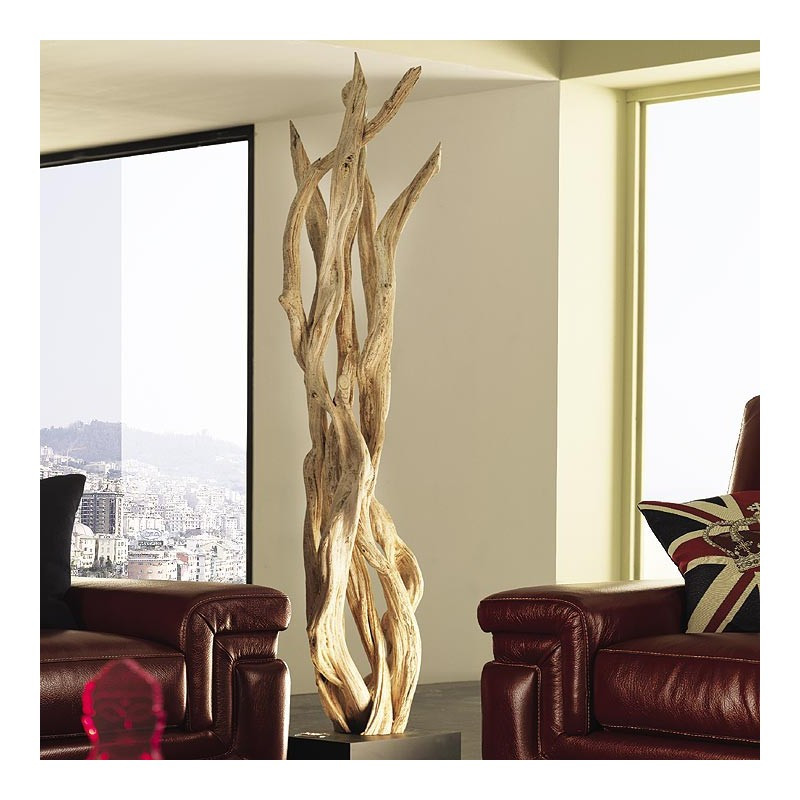 Lampadaire lianes naturelles en bois flotté 175cm – KANO