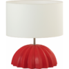 Petite lampe design en ceramique rouge - modele NAUSICAA