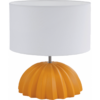 Petite lampe design en ceramique jaune curry - modele NAUSICAA