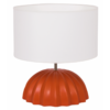 Petite lampe design en ceramique orange - modele NAUSICAA